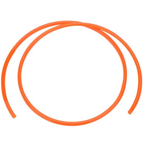 Tuyau pneumatique flexible TPU pour air compresseur, huile et produits chimiques - TPU0604 6x4mm orange 10m