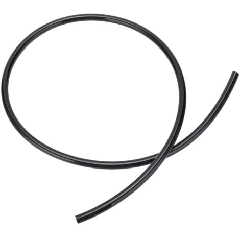 Tuyau Pneumatique Flexible TPU pour Compresseur d'Air, Carburant et Huile - TPU0425 Noir OD4/ID2.5 - Longueur 1mètre