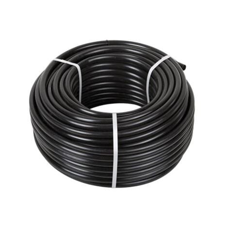 Tuyau polyéthylène LDPE diam.13/16mm, long.50m pour micro-irrigation .
