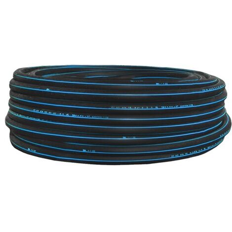 Tuyau polyéthylène - PEHD bande bleue D32 10B 50 ml