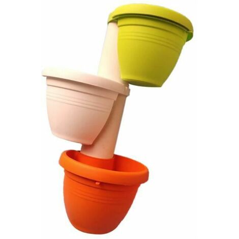 Tuyau Pots De Fleurs Baignoires Gouttière Pot De Descente Pour Plantes Et Fleurs 3 Pièces Extérieur