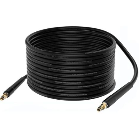 Tuyau pour Karcher nettoyeur haute pression, Accessoire pour nettoyeur haute pression, Tuyau à haute pression pour Karcher K2 - K7 Connecteur rapide - 15M