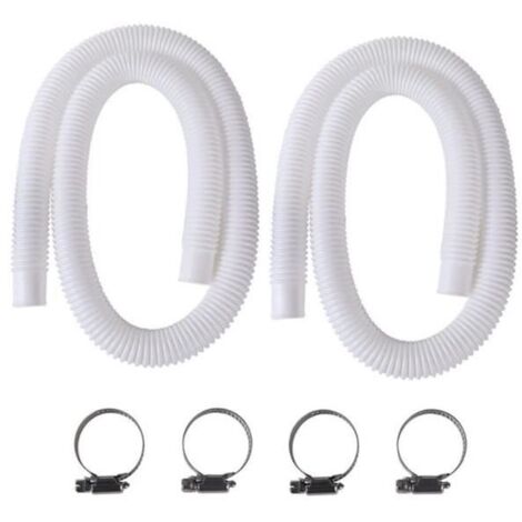 Tuyau pour Piscine Intex - 2 Pièces - 150 cm - PVC Transparent - 32 mm