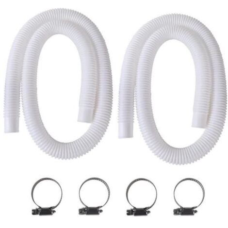 Tuyau pour Piscine Intex - 2 Pièces - 150 cm - PVC Transparent - 32 mm