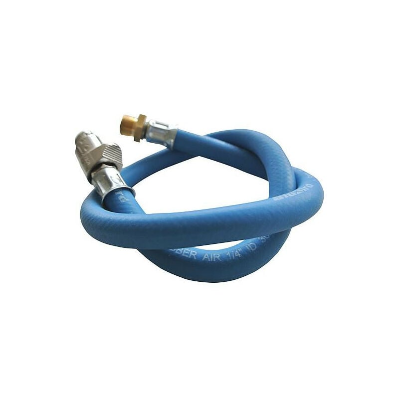 Tuyau pour pistolet de gonflage de pneus, avec DN8 (1/4")raccord et prise Quick