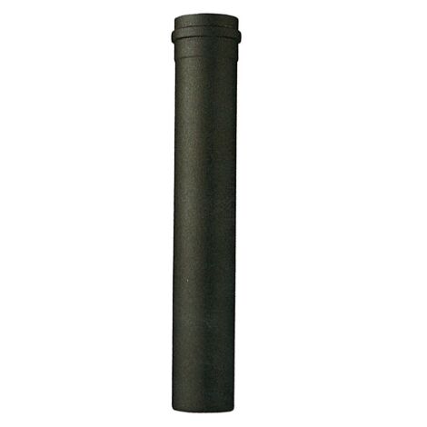 Tuyau pour poele a' granule's en porcelaine noire mate diame'tre 10 cm hauteur 100 cm livre' sans joint