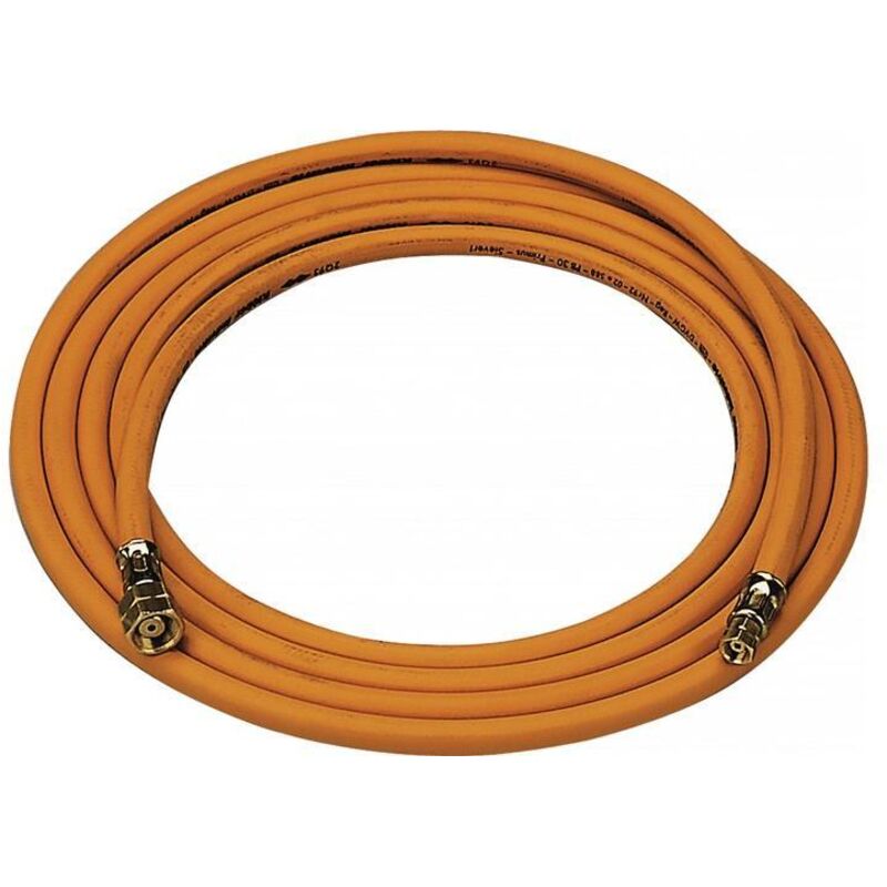 Sievert - Tuyau pour gaz propane 4x4 mm M10 x 1 lh x G3/8 po. lh haute pression longueur 5 m
