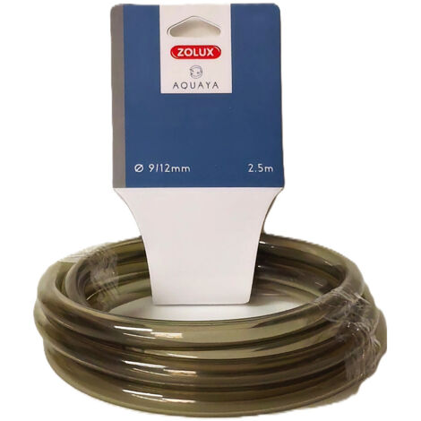 Tuyau PVC ø 9/12 mm, 2.5 mètres pour filtration aquarium - zolux