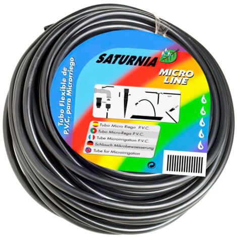 Tuyau PVC micro-irrigation goutte à goutte (rouleau 10 mètres) Saturnia