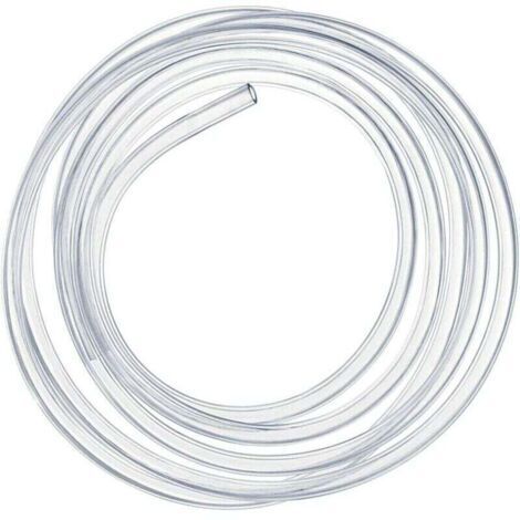 Tuyau PVC Souple Transparent 2 Mètres, 16 × 20mm Tube Flexible de Pression