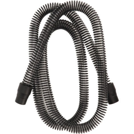 Tuyau Respiratoire Souple pour Appareil Médical, Connexion Noire et Surface Lisse
