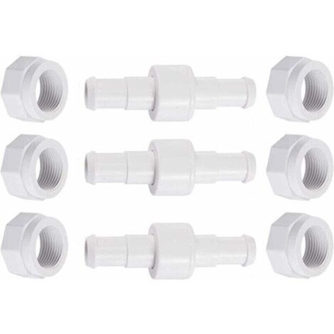 Tuyau rotatif D20 avec écrou de tuyau D15 compatible avec Zodiac Polaris 280, 380, 180 - pièces détachées pour nettoyeur de piscine 3 pcs H