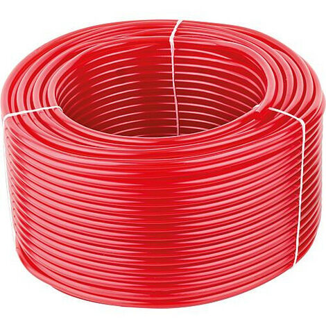 Tuyau rouge PVC (anneau a 100 m) utilisation comme conduite de mesure Detecteur de fuite - vacuum