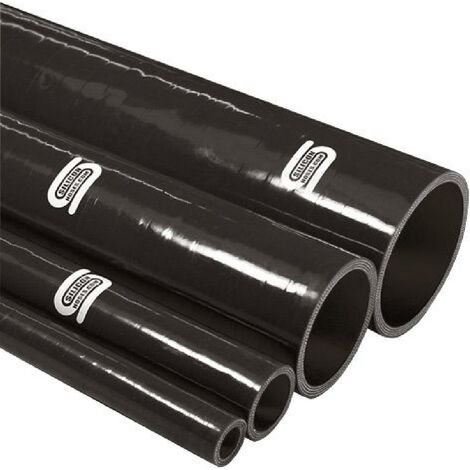 Tuyau Silicone Longueur 1 metre - D28mm - Noir - Noir