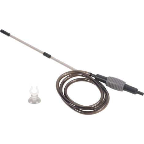 Tuyau Siphon Aquarium en PVC – Kit de Changement d’Eau avec Pompe à Poire, 1,82 m