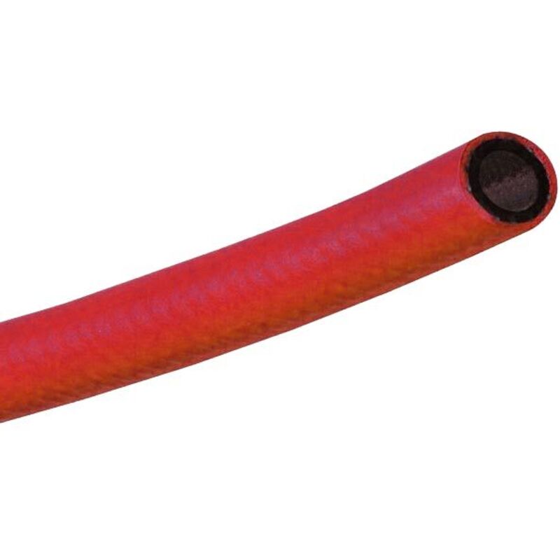 Tuyau soudure caoutchouc arme rouge acetylene diam 6,3 mm 20 bar couronne de 20 m