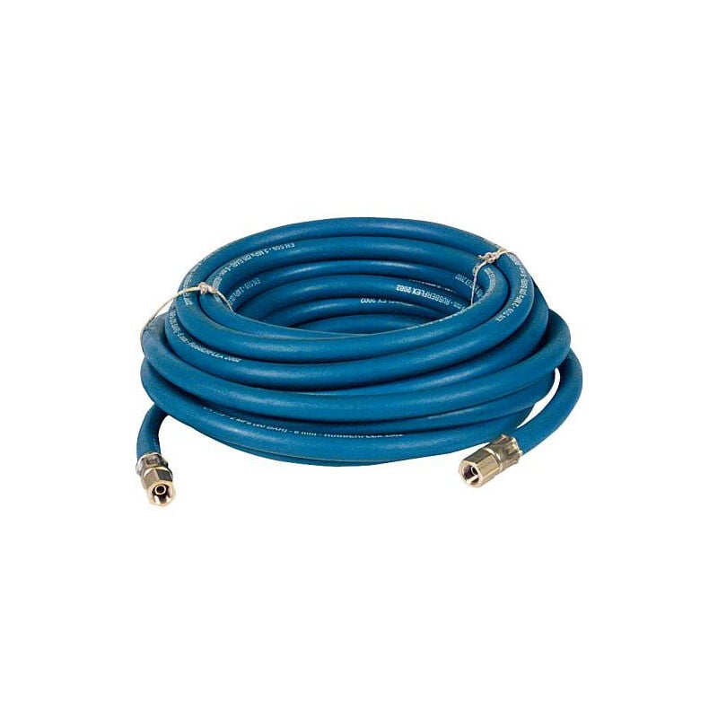 Tuyau souple d'oxygene, 10m long raccord r 1/4' x r 1/4' 6,0 x 3,5 mm