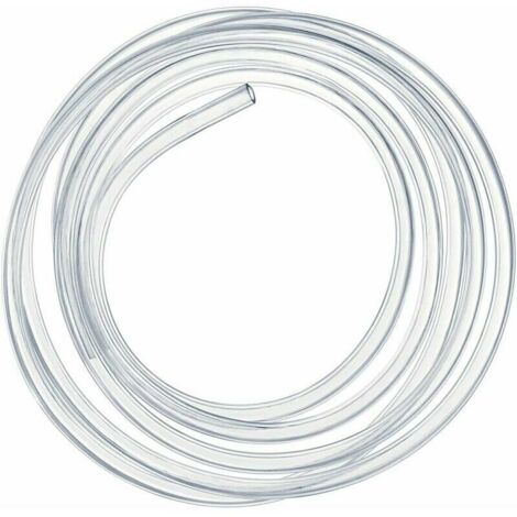 Tuyau souple transparent 2m – PVC flexible pour eau potable. essence. huile – Diamètre intérieur 16mm. extérieur 20mm