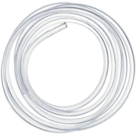 Tuyau souple transparent en PVC 10 mètres Diamètre intérieur 7mm Diamètre extérieur 9mm Pour applications plomberie et jardinage