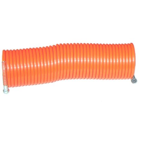 Tuyau spiralé avec raccords de 10 mètres de long