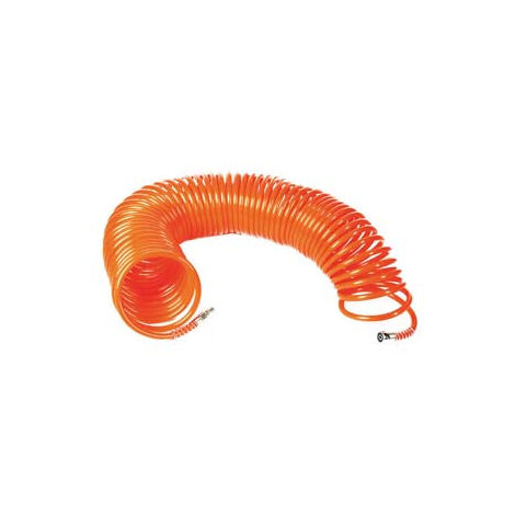 Tuyau spiralé P/Y compris Rap. Connexion Mâle Prof. Italia + Baïonnette - ø mm.6X8 mt.15