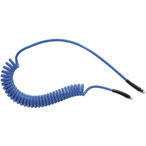 Tuyau spiralé Pus, avec raccord R 3/8, Bleu, Diam.ext 12mm, Long. 8m ( Prix pour 1 )