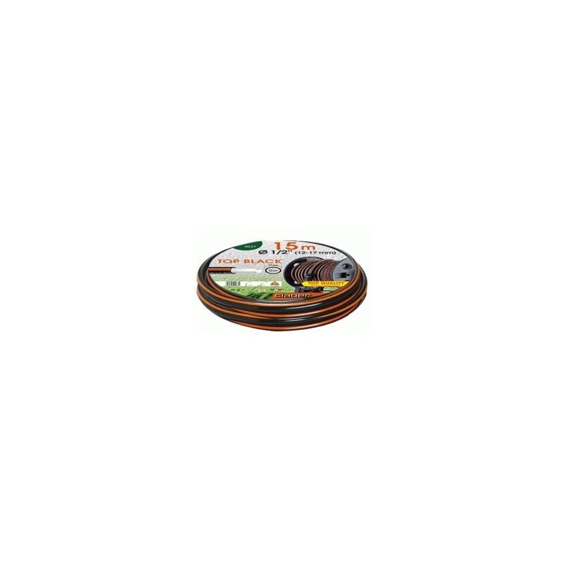 Tuyau top-black (usage alimentaire) Claber Dimensions : 1/2' (Ø12-17 mm) - 15 m