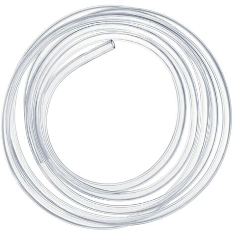 Tuyau Transparent de Pression 10 mètres, 10 × 12mm Tuyauterie Flexible Tube de PVC