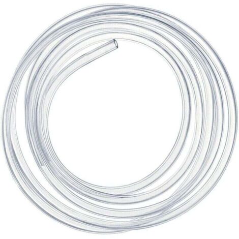 Tuyau Transparent de Pression 10 mètres, 10 × 12mm Tuyauterie Flexible Tube de PVC