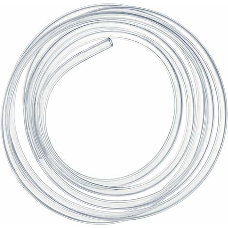 MEMKEY Tuyau Transparent de Pression 3 mètres, 10 × 12mm Tuyauterie Flexible Tube de PVC