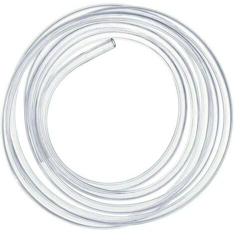 Tuyau Transparent de Pression 3 mètres, 10 × 12mm Tuyauterie Flexible Tube de PVC