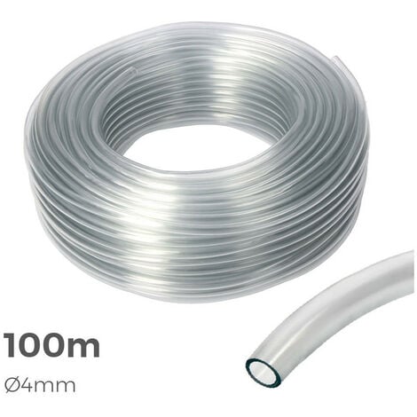 TUYAU SILICONE D.3X5MM - ROULEAU 10 METRES