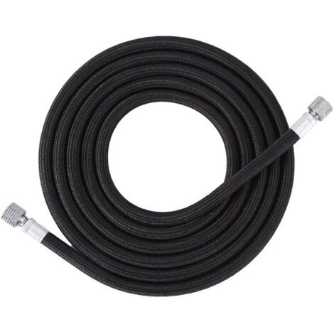 Tuyau tressé EVA 1,8 m avec adaptateurs 1/8″–1/4″ – Raccords pour pistolet et compresseur d’air