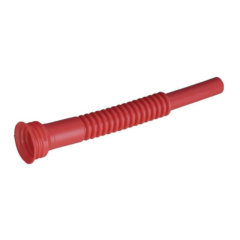 Tube verseur longueur 275 mm flexible rouge