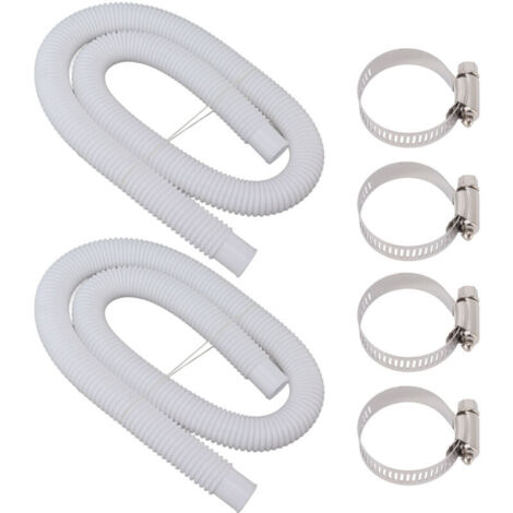 Tuyaux de piscine de rechange et colliers de serrage avec colliers de serrage pour pompe de piscine de 300, 330, 530, 300, 300 et 3000 gallons