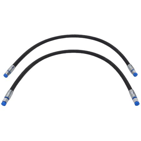 Tuyaux de Valve de dérivation pour pelle, Interface 1/4 pouces, 60MPa, 8702PSI, remplacement du tuyau d'accélérateur, 2 pièces