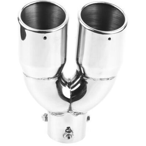 Tuyaux d'échappement doubles pour voiture 201 embouts de silencieux en acier inoxydable 6376220