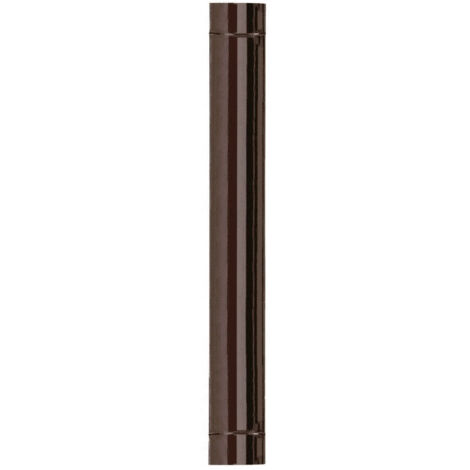 Tuyaux en réseau pour poêles de cheminée en acier en porcelaine 50cm maroon
