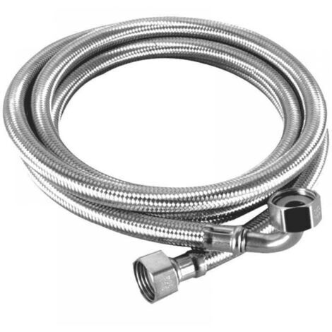 Tuyaux filetés femelles en acier inoxydable – Filetage femelle 20 x 27, longueur d'angle 150 mm, tuyau sanitaire