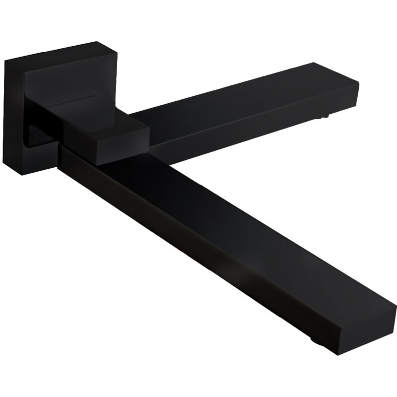 Tubo de Bañera Plegable Negro Cuadrado [ Imex