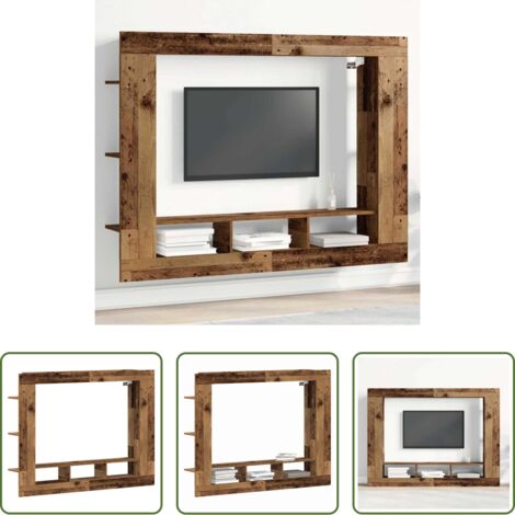 TV a parete -  Mobile TV Legno vecchio 152 x 22 x 113 cm Legno multistrato
