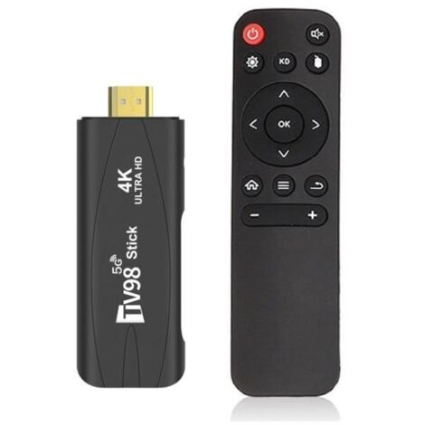 TV Box 4K TV Stick Android 7.1 boîtier TV intelligent - 2G + 16G WiFi 2.4G HDR 10 lecteur multimédia TV98 RK3228 1