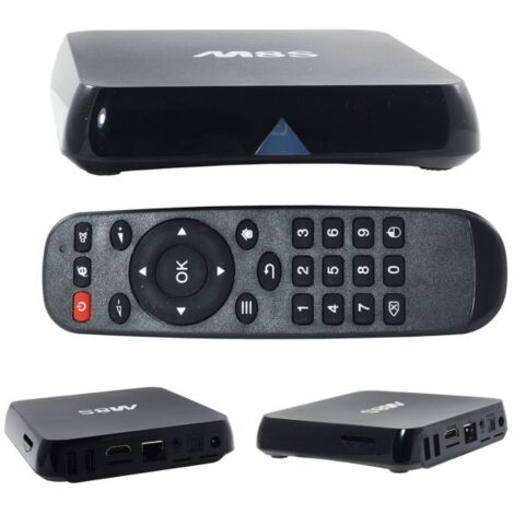 TV Box Android 10.0 boitier IPTV 2GB RAM 16GB ROM Mini Smart TV Box,4K  HD/3D/ Quad Core H313 64 Bits/2.4GHz WiFi/LAN10/100M Lecteur Multimédia