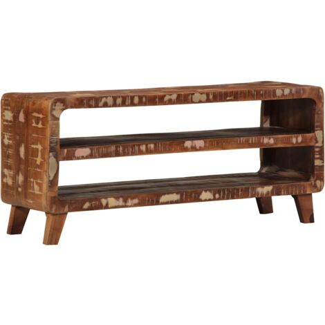 TV Cabinet 105x46x32 cm Solid Wood Reclaimed vidaXL