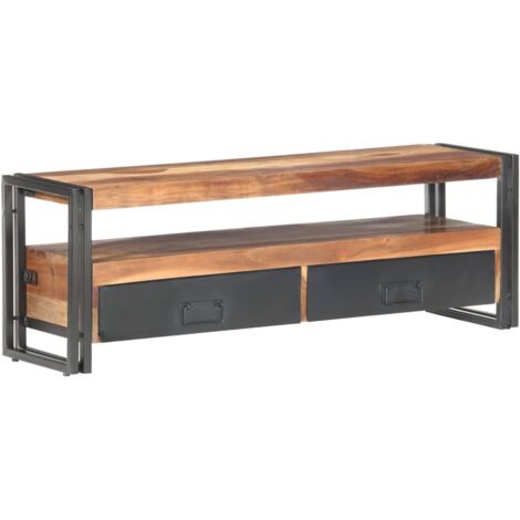 TV Cabinet 120x30x40 cm Solid Wood vidaXL