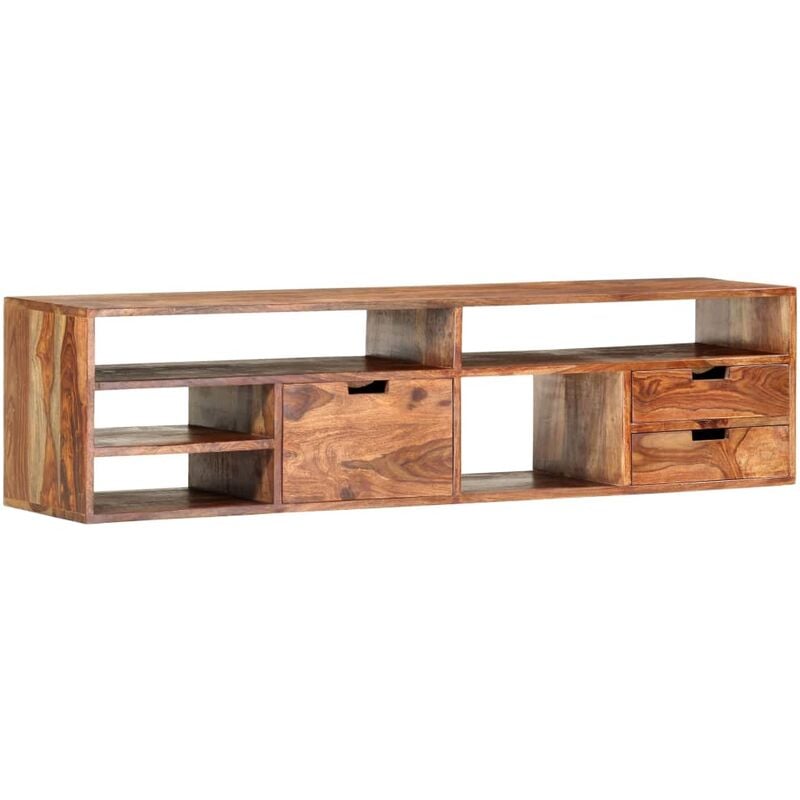 TV Cabinet 140x30x35 cm Solid Wood vidaXL