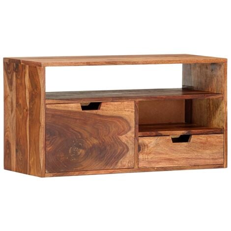 TV Cabinet 80x30x42 cm Solid Sheesham Wood