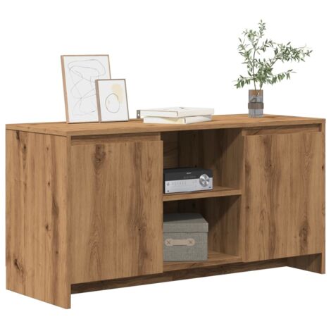 TV Cabinet Artisan Oak 102x37.5x52.5 cm Engineered Wood vidaXL