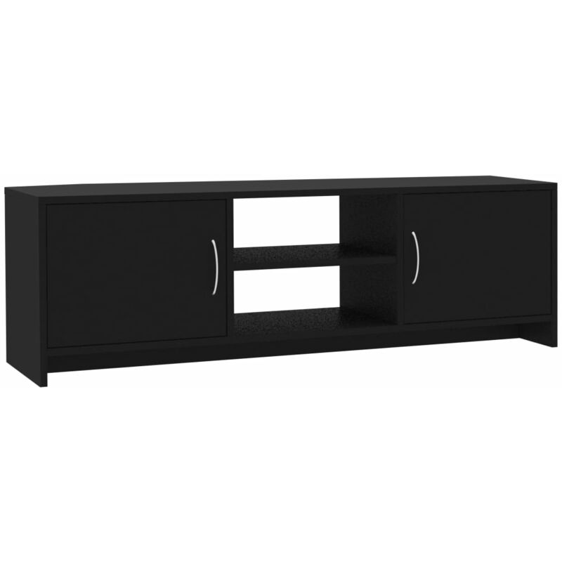 TV Cabinet Black 120x30x37.5 cm Chipboard