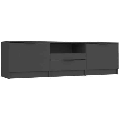 TV Cabinet Black 140x35x40 cm Engineered Wood vidaXL